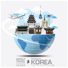 travel_to_korea_vector