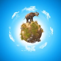 دانلود تصویر استاک فیل و کره زمین