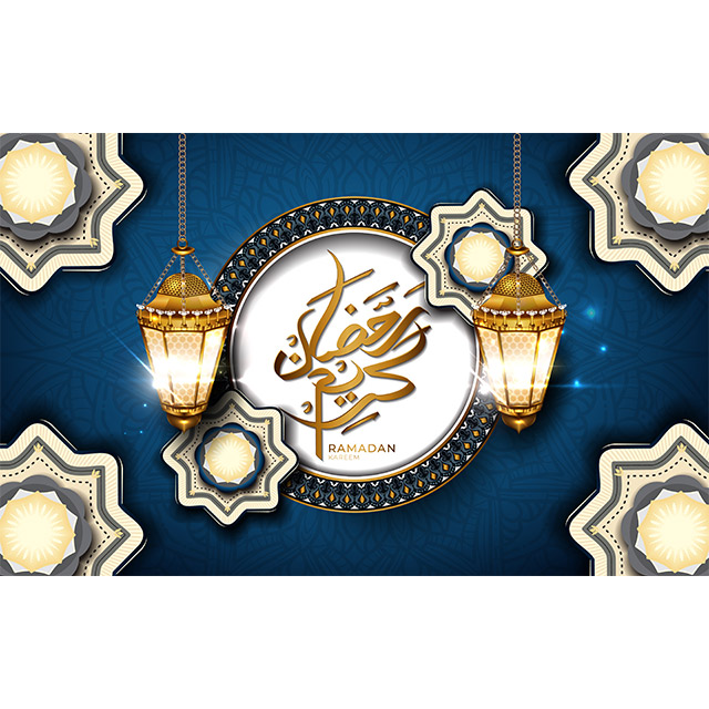 دانلود وکتور لایه باز ماه مبارک رمضان با طراحی بسیار زیبا