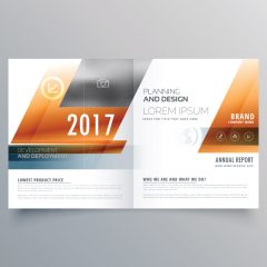 بروشور و کاتالوگ طرح فلایر با طراحی المان سال 2017