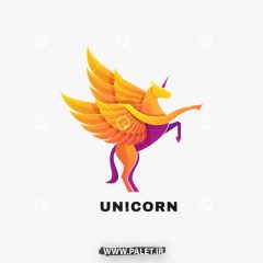 دانلود لوگو وکتور اسب تک شاخ - Logo Unicorn