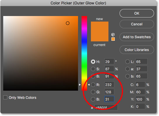 photoshop-color-picker-outer-glow