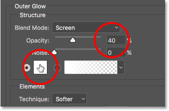 photoshop-outer-glow-layer-style-options