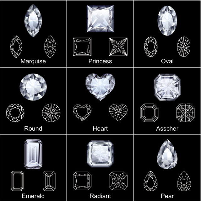 طرح اولیه الماس برای فتوشاپ