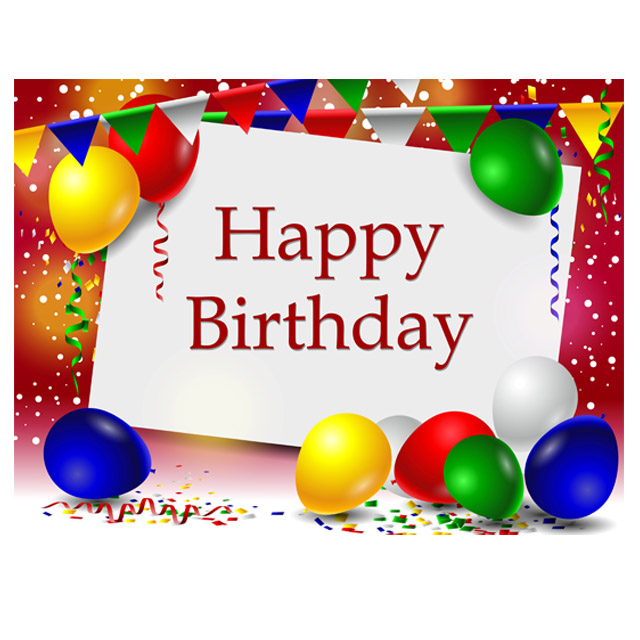 وکتور کادر زیبا برای تبریک جشن تولد