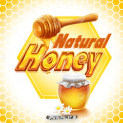 وکتور پترن عسل طبیعی