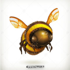 وکتور زنبور عسل بزرگ