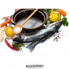 عکس استوک وسایل پخت ماهی