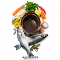 عکس با کیفیت آشپزی با ماهی