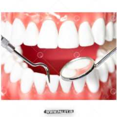 تصویر استوک معاینه دندان سفید
