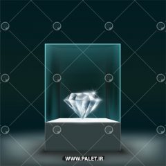 دانلود وکتور الماس قیمتی درخشان