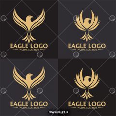لوگو لایه باز عقاب در طرح‌های متنوع
