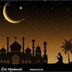 تصویر لایه باز اسلامی ماه مبارک رمضان