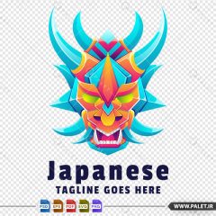 دانلود لوگو اژدهای رنگی ژاپن