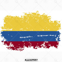 دانلود طرح کهنه پرچم کلمبیا