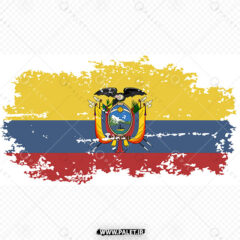 طرح لوگو و تصویر پرچم کشور اکوادور