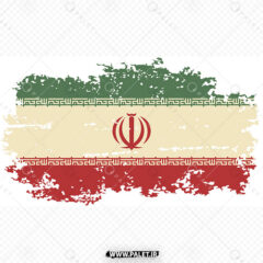 عکس گرافیکی پرچم کشور ایران