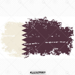 دانلود پرچم کشور قطر با طراحی زیبا و کهنه