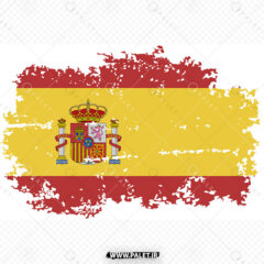 وکتور طرح پرچم کشور اسپانیا
