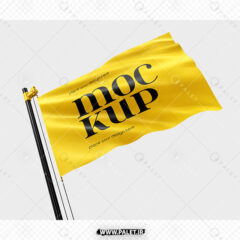 دانلود موکاپ باکیفیت پرچم