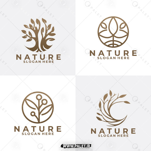 دانلود لوگو لایه‌باز درخت در طرح‌های متنوع