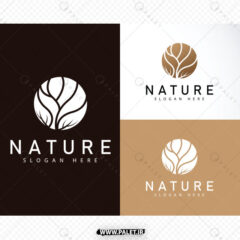 دانلود لوگو مرتبط با طبیعت در سه رنگ