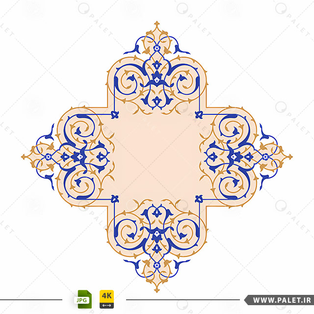 شمسه اسلیمی با ترنج باکیفیت