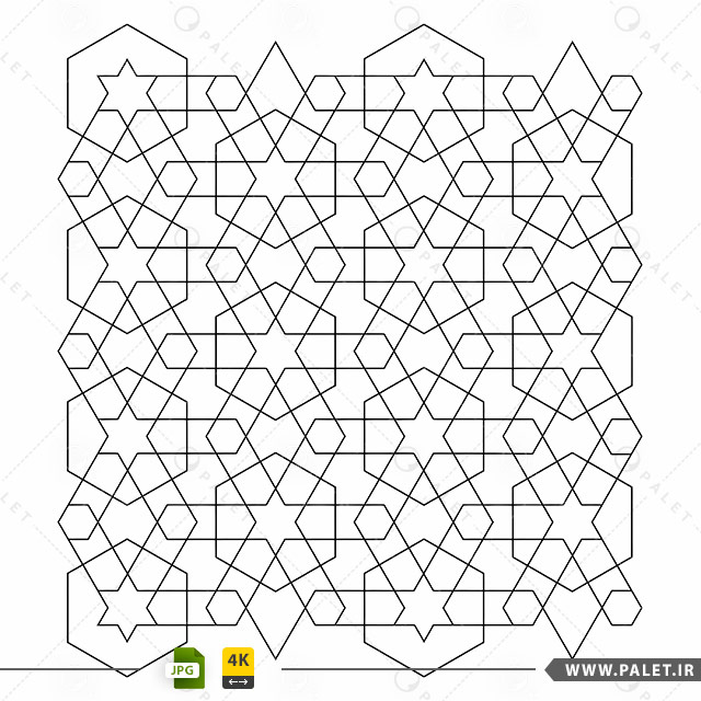 فایل پترن هندسی و اسلیمی خلاقانه