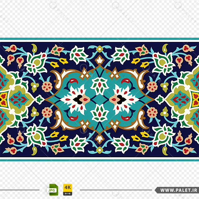 دانلود طرح حاشیه اسلیمی تذهیب