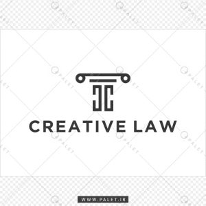 طرح لوگو زیبا برای وکیل دادگستری