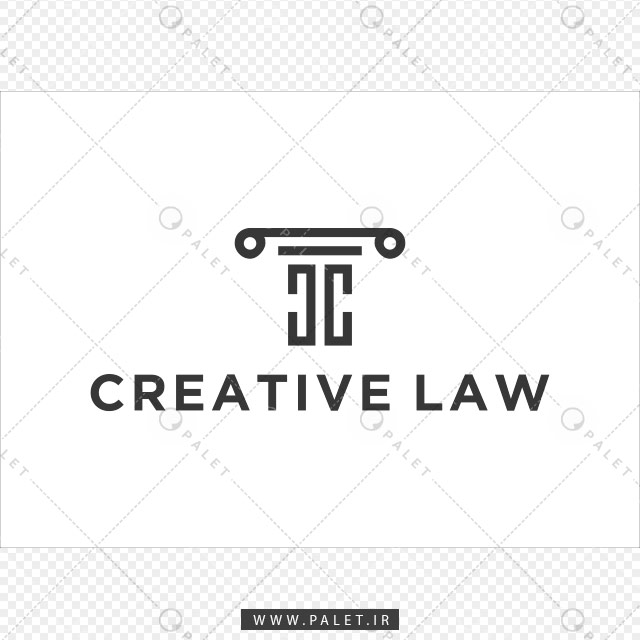 طرح لوگو زیبا برای وکیل دادگستری