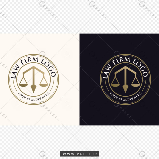 فایل لوگو مدرن موسسه حقوقی
