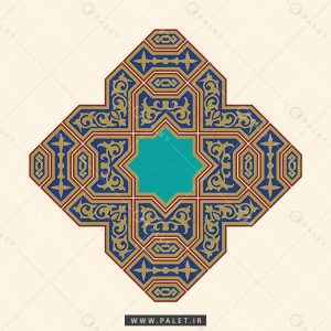 شمسه با نقوش سنتی