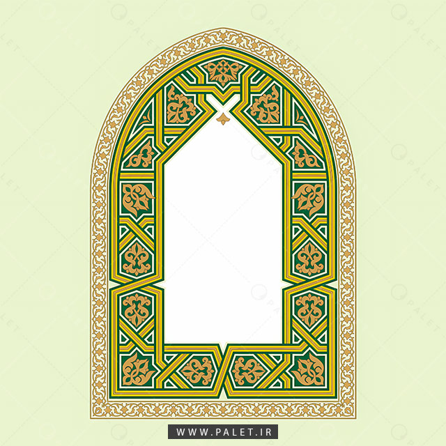 قاب اسلیمی طرح گنبدی