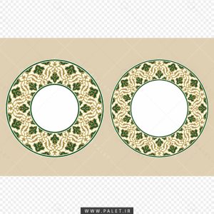 ست کادر دایره‌ای تذهیب