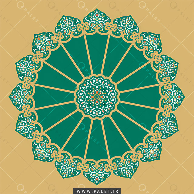 فایل تذهیب شمسه