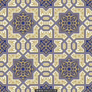 طرح جذاب پترن اسلیمی تذهیب