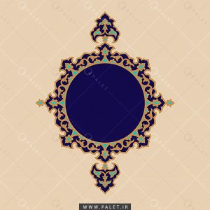 فایل تذهیب قاب اسلیمی