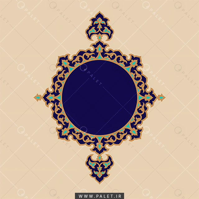 فایل تذهیب قاب اسلیمی