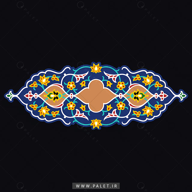 کادر و حاشیه تذهیب با کیفیت بالا