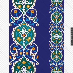 حاشیه تذهیب گل