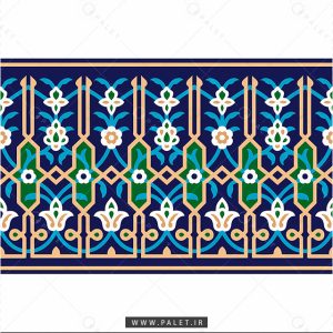 تصویر تذهیب کاشی کاری