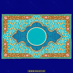 طرح گرافیکی تذهیب باکیفیت بالا