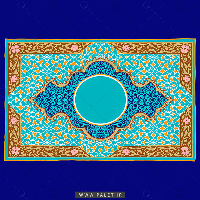 طرح گرافیکی تذهیب باکیفیت بالا