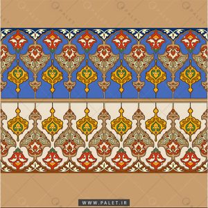تصویر طرح تذهیب حاشیه