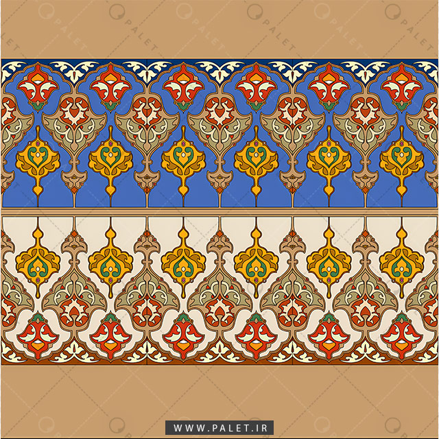 تصویر طرح تذهیب حاشیه