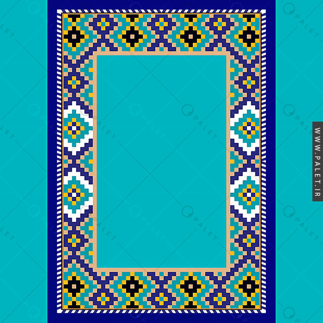 قاب و حاشیه کاشیکاری سنتی