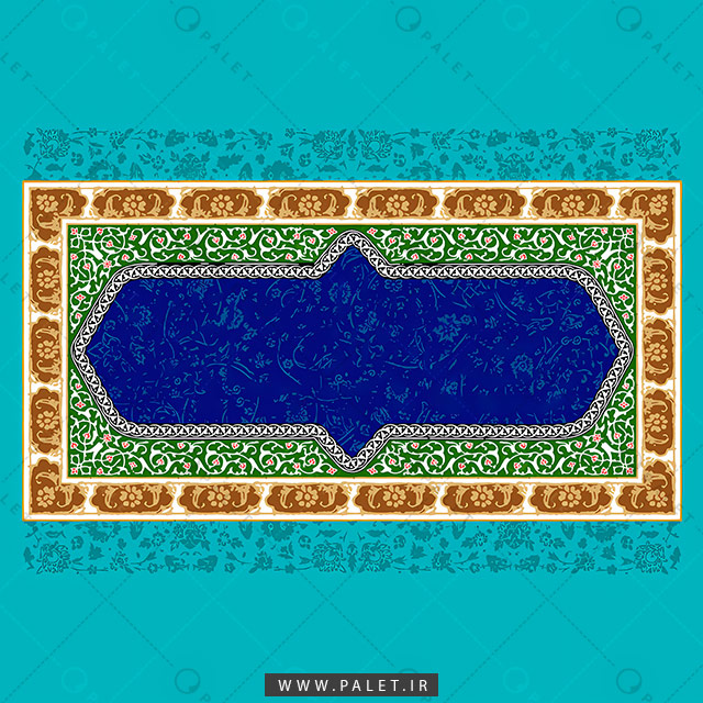 کادر و حاشیه تذهیب رایگان