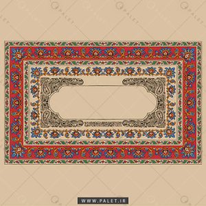 تصویر باکیفیت کادر تذهیب رایگان