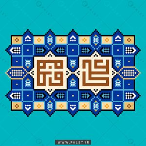 طرح تذهیب مستطیل
